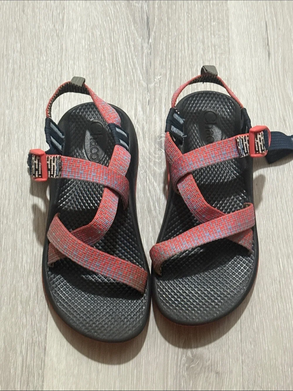 Chaco Kids Red Multi Strap Sandals